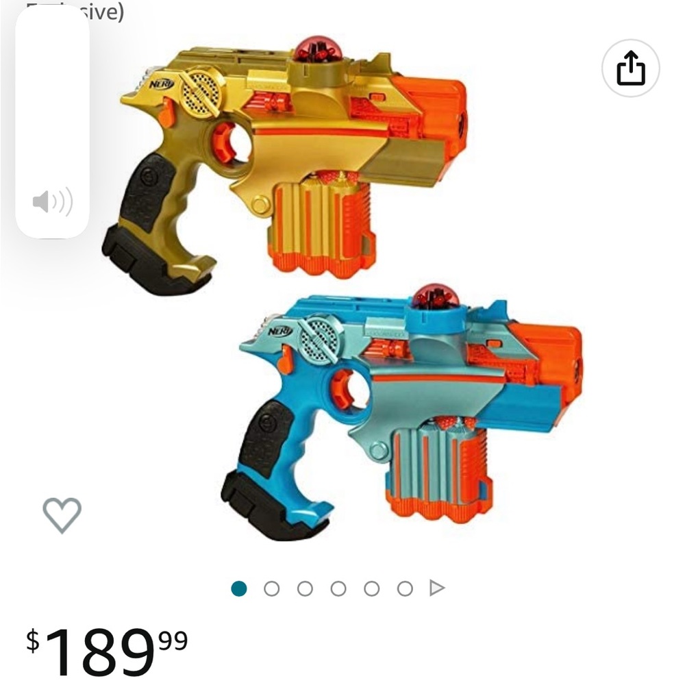 Nerf 2 person laser tag system. New in open box.  Retails 189. Asking 50